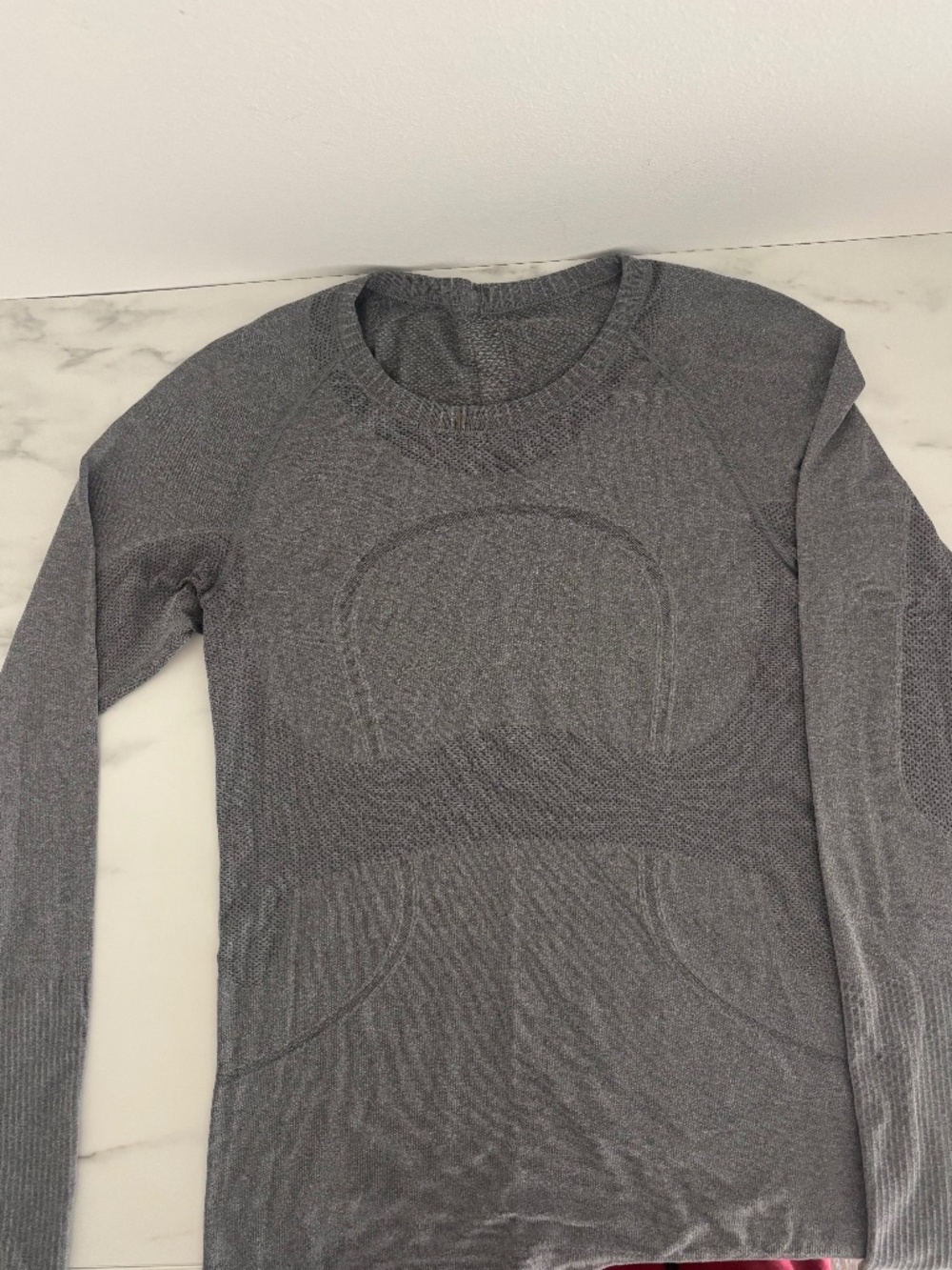 Lululemon grey long sleeve shirt, Size 6